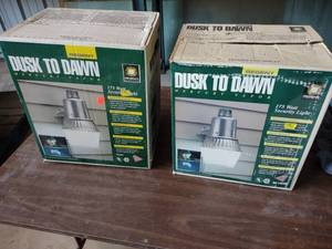 lot 60 image: (2) Dusk To Dawn Lights, 175 Watt...