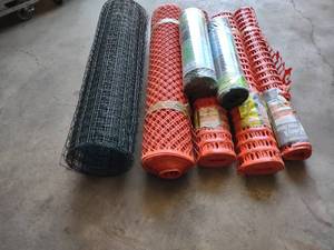 lot 62 image: (7) Rolls Assorted Fencing...
