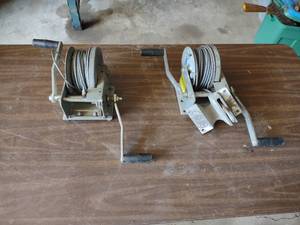 lot 67 image: (2) Hand Winches...