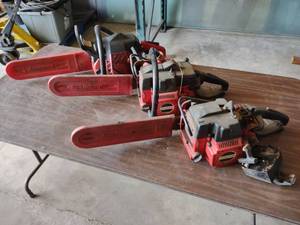 lot 68 image: (3) Jonereds Chain Saws, (2) Have C...
