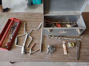 lot 83 image: Tool Box with Tools...
