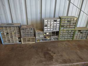 lot 105 image: (8) Parts Cabinets with Hardware...