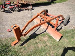 lot 18 image: Custom Built Pull Behind Grader, 60...