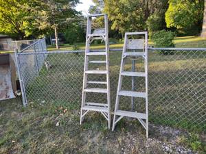 lot 196 image: (2) Ladders...