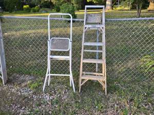 lot 197 image: (2) Ladders...