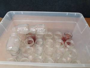 lot 248 image: Lot of (35) Ball  Kerr Mason Canning Jars - Quart & Pint