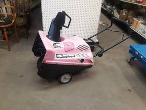 lot 124 image: 21 All-Power Snow Blower  Sweeper - Starts, Runs and Operates