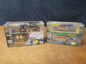 lot 183 image: Lot of (2) Revell Metal Body Monster Truck Models - Unopened