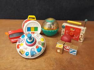 lot 211 image: Lot of Vintage Toys - Fisher Price, View-Master and More