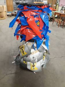 lot 243 image: (2) Rolls of Boundary Flags