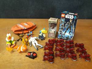 lot 256 image: Star Wars Lego Set (Opened), Little Rascals Bobblehead, Plastic Farmall M Tractors and More
