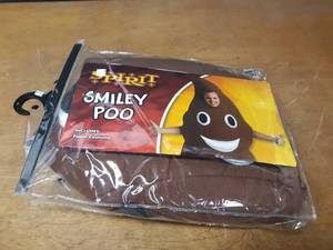 lot 257 image: Smiley Poo Emoji Foam Costume - No Apparent Size