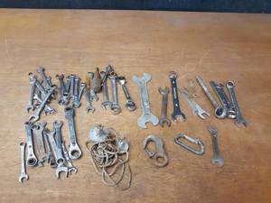 lot 262 image: Large Lot of About (40) Wrenches and More