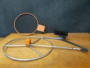 lot 266 image: Measure Master Measuring Wheel, Basketball Hoop and TV Stand