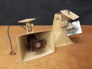 lot 283 image: Pair of Valcom Horn Speakers - Model V-1030C