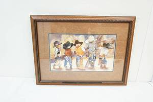 lot 49 image: Framed print