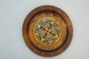 lot 55 image: Wood display plate