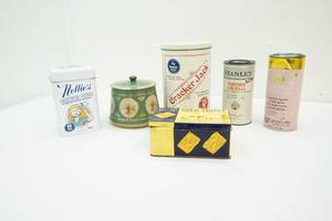 lot 107 image: Tins