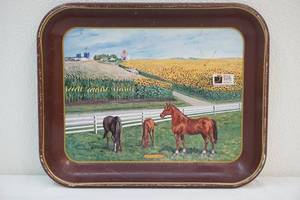lot 113 image: Vintage advertising tray
