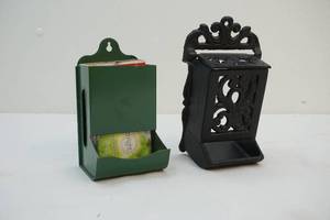 lot 123 image: Match stick holders