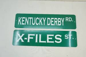lot 142 image: Metal signs