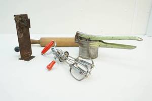 lot 178 image: Vintage kitchen utensils