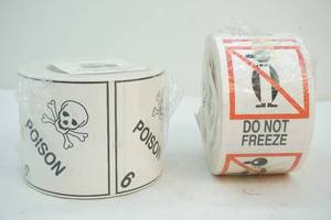 lot 185 image: Shipping labels