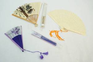 lot 228 image: Hand fans