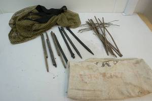 lot 245 image: Decoy stakes and bags
