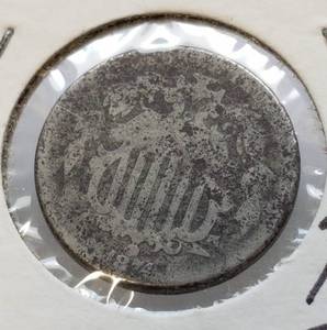 1874 US SHIELD NICKEL