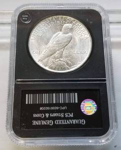 1922 PEACE SILVER DOLLAR IN 100th ANNIVERSARY HOLDER