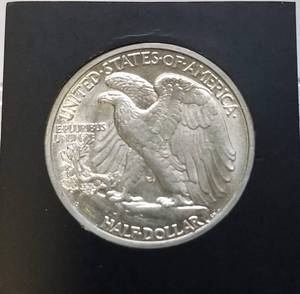 1944-D WALKING LIBERTY HALF DOLLAR NICE AU