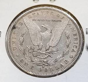 1882-S MORGAN SILVER DOLLAR