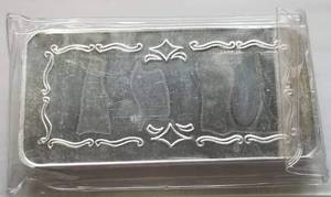 10 TROY OZ. .999 FINE SILVER BAR COVERED WAGON DESIGN SEALED