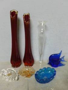 Ruby Red Vases
