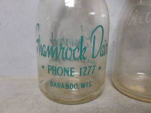 Vintage Milk Bottles