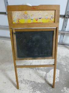 Vintage Chalkboard Easel