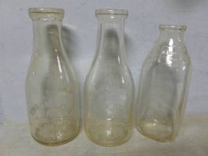 Vintage Milk Bottles