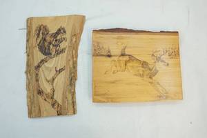 wood burn art