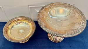 lot 37 image: Sensational Silver Plated Serving Pieces