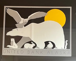 lot 39 image: Signed United Bank Alaska Print