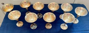 lot 33 image: Leonard Silver Plated Goblets