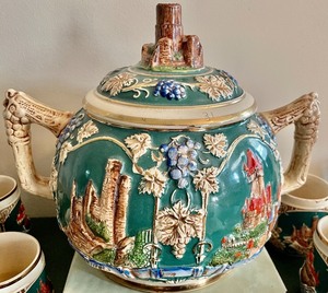 lot 47 image: Vintage German Punchbowl Set