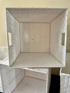 lot 306 image: White Storage Bins