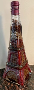 lot 318 image: Decorative Eiffel Tower Oil Jar