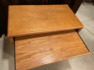 lot 109 image: Aspen Desk With Two Pull Out Shelves