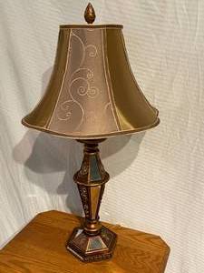 lot 116 image: Mirrored Table Lamp