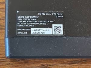 lot 124 image: Sanyo Blue Ray Disc Player