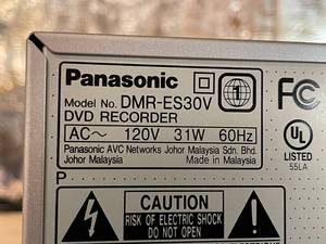 lot 136 image: Panasonic VHS  DVD Recorder