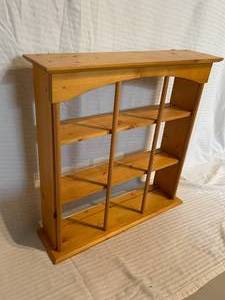 lot 152 image: Wooden Wall Mount 3 Shelf Display Piece